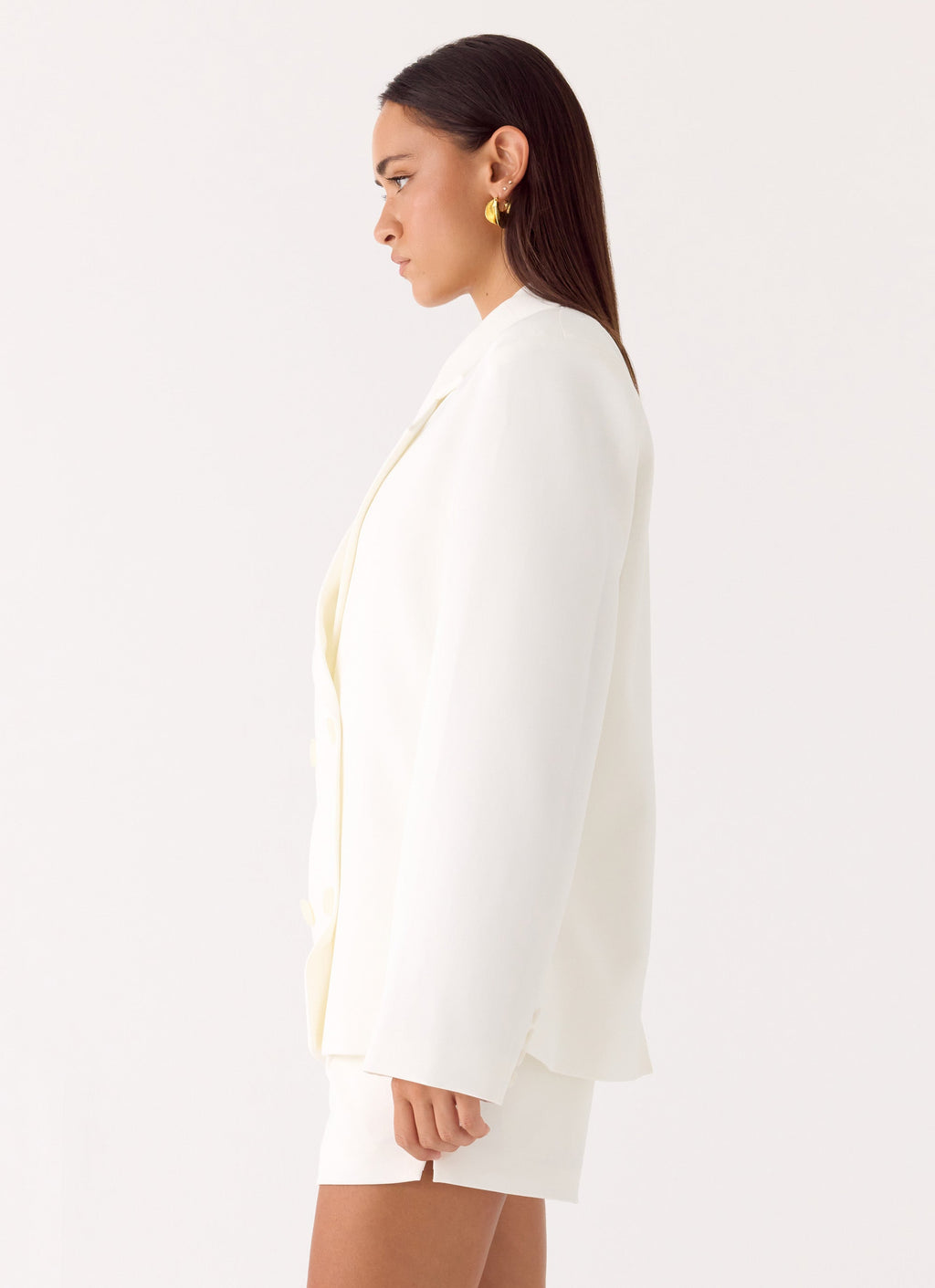 Asher Suiting Blazer - White